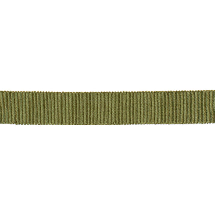 Versailles 7/8" Grosgrain Ribbon Tape Olive by Europatex Fabric Versailles 100% Rayon 0.88 inches - Fabric Carolina -
