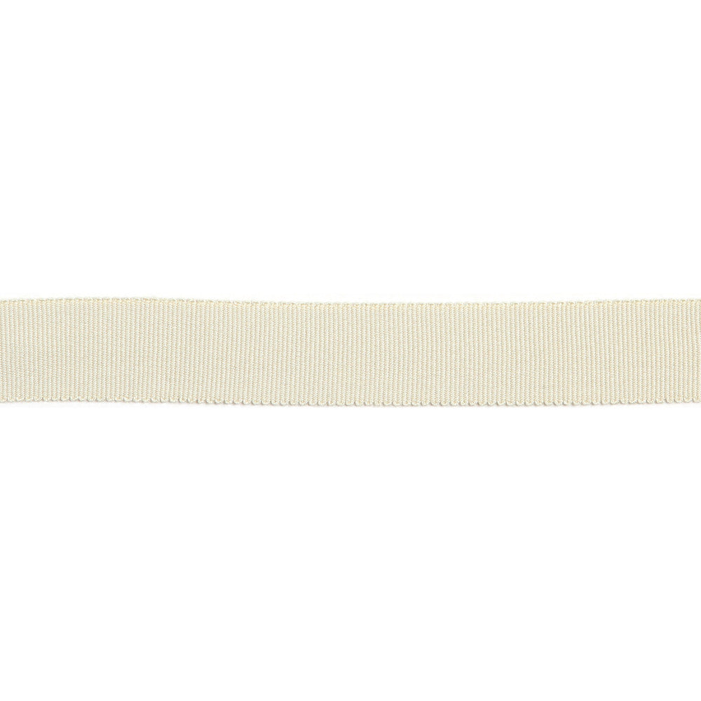 Versailles 7/8" Grosgrain Ribbon Tape Parchment by Europatex Fabric Versailles 100% Rayon 0.88 inches - Fabric Carolina -
