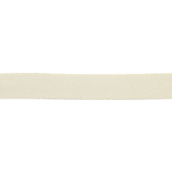 Versailles 7/8" Grosgrain Ribbon Tape Parchment by Europatex Fabric Versailles 100% Rayon 0.88 inches - Fabric Carolina -
