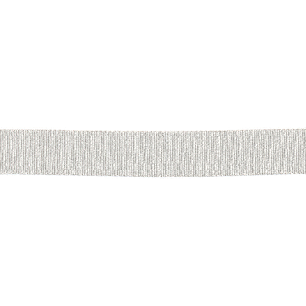 Versailles 7/8" Grosgrain Ribbon Tape Platinum by Europatex Fabric Versailles 100% Rayon 0.88 inches - Fabric Carolina -