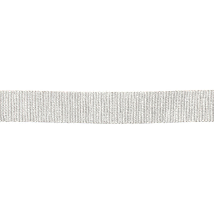 Versailles 7/8" Grosgrain Ribbon Tape Platinum by Europatex Fabric Versailles 100% Rayon 0.88 inches - Fabric Carolina -