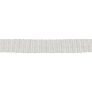 Versailles 7/8" Grosgrain Ribbon Tape Platinum by Europatex Fabric