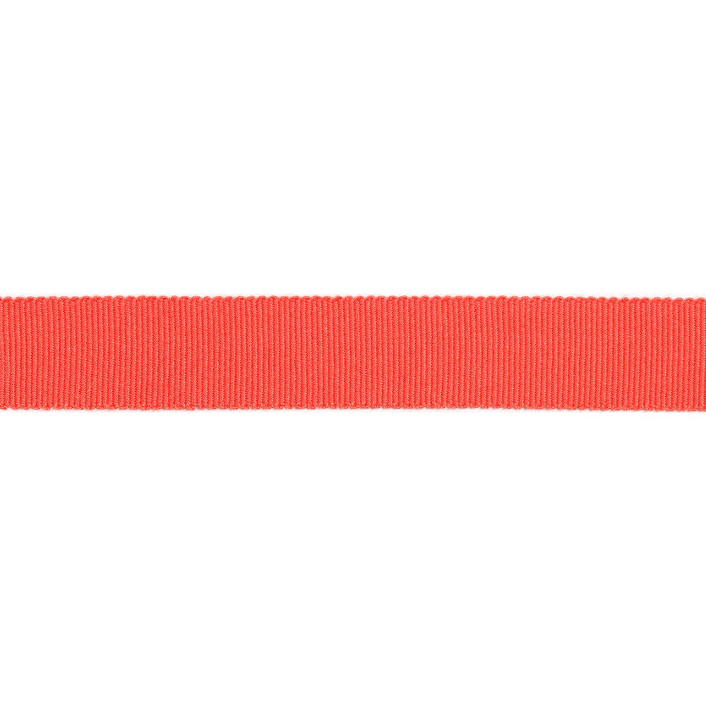 Versailles 7/8" Grosgrain Ribbon Tape Poppy by Europatex Fabric Versailles 100% Rayon 0.88 inches - Fabric Carolina -