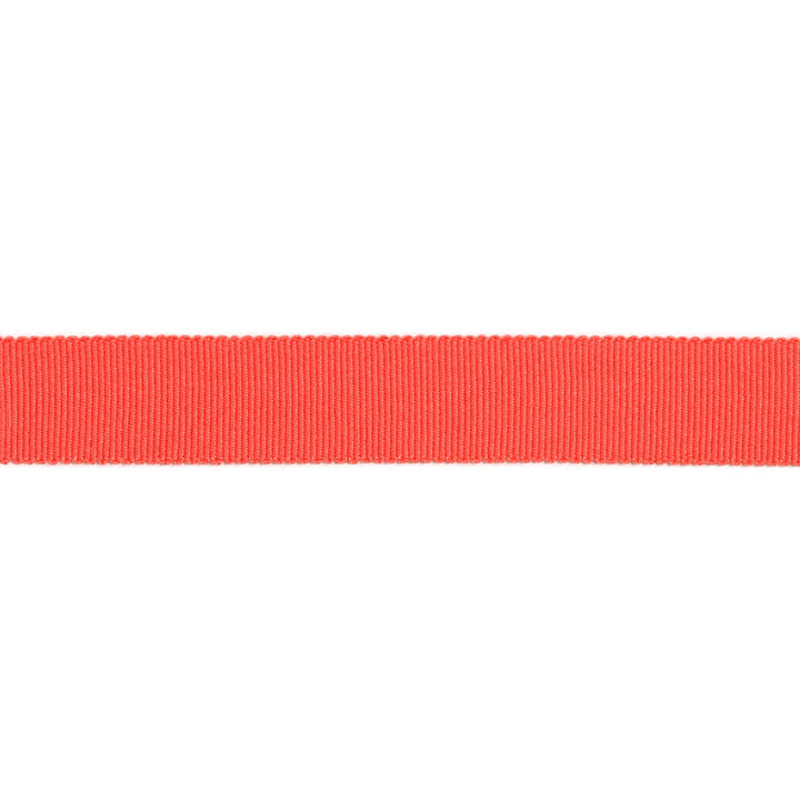 Versailles 7/8" Grosgrain Ribbon Tape Poppy by Europatex Fabric Versailles 100% Rayon 0.88 inches - Fabric Carolina -