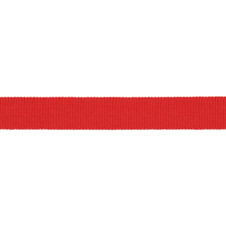 Versailles 7/8" Grosgrain Ribbon Tape Red by Europatex Fabric Versailles 100% Rayon 0.88 inches - Fabric Carolina -