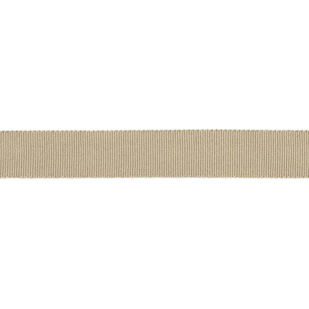 Versailles 7/8" Grosgrain Ribbon Tape Sand by Europatex Designer Fabric Versailles 100% Rayon 0.88 inches - Swanky Fabrics -