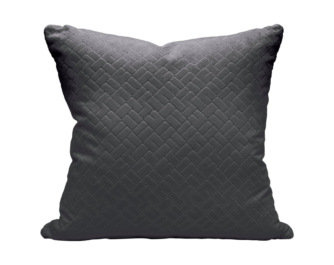 Vallauris Velvet Pillow 22 X 22 - Orage H0VALLRPILL0001 by Scalamandre Designer Pillow