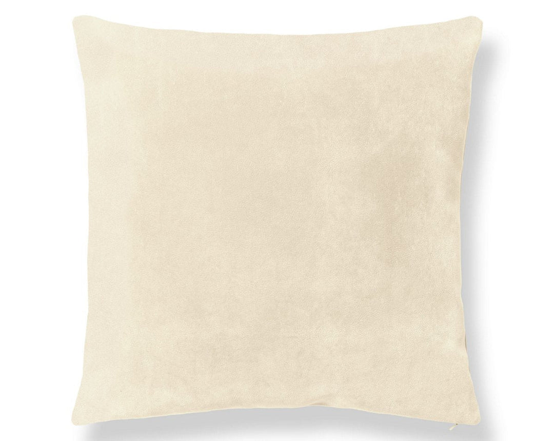 Georgia Suede Pillow 22 X 22 - Custard H6GEORGPILL3742 by Scalamandre Designer Pillow