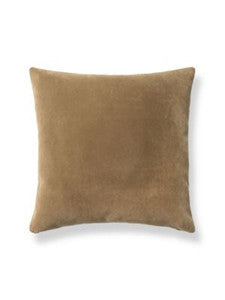 Scalamandre Pillows Georgia Suede Pillow 22 X 22 - Dune