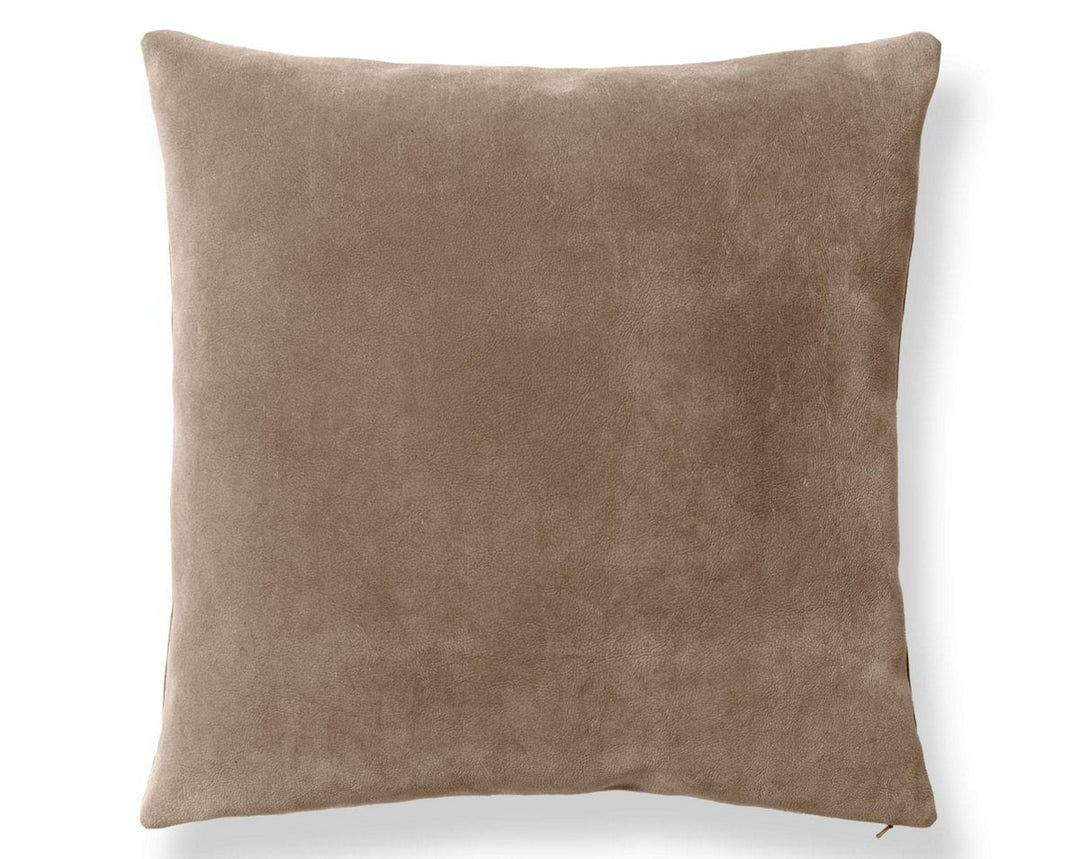 Georgia Suede Pillow 22 X 22 - Canyon H6GEORGPILL3747 by Scalamandre Designer Pillow