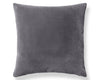 Georgia Suede Pillow 22 X 22 - Flannel H6GEORGPILL3764 by Scalamandre Designer Pillow