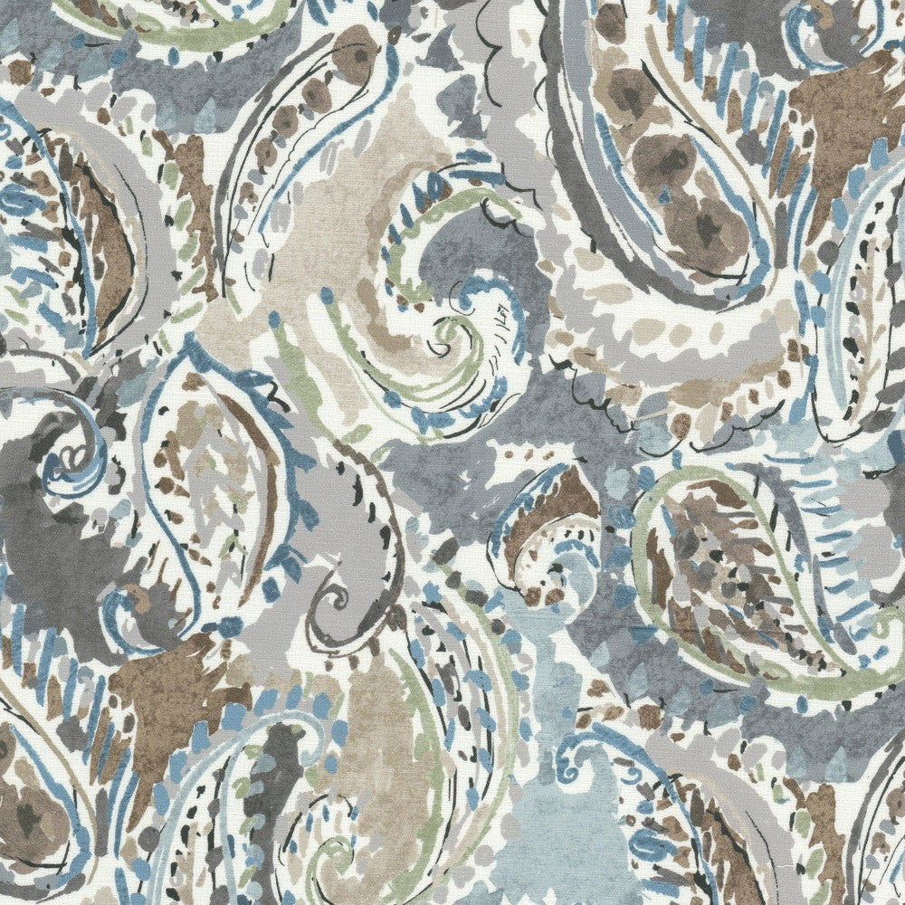 Hadrane 3 Slate by Stout Fabric Stout Fabric Hadrane 3 SlateFabric Rainbow Library Powder/Wedgewood 100%Cot Pakistan </p><p>Repeat: H: 27.25, V: 0 54 in - Fabric Carolina -