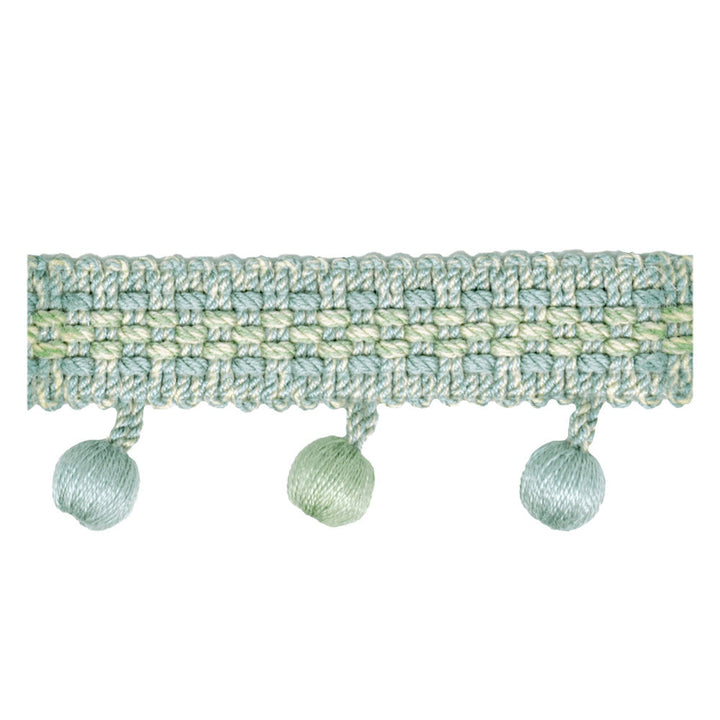 Hafner 4 Chambray by Stout Designer Trim VISIONS OF COLOR TRIM 77%ACR 22%SVI 1%POL TURKEY Horizontal: 2.625 and Vertical: 0.000 1.62 in - Swanky Fabrics -