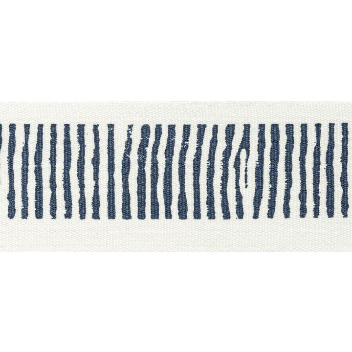 Halifax Tape 3 Navy by Stout Trim Stout Trim Halifax Tape 3 NavyTrim NATURAL BEAUTY TRIM INDIA </p><p>Repeat: H: 2.500, V: 5.000 2.5 in - Fabric Carolina -