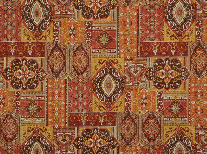 Hamadi Sunset 738 by Covington Fabric our website for purchase 55% Linen 45% Viscose Korea 12000 Horizontal: 27" and Vertical: 27" 55" - Fabric Carolina -