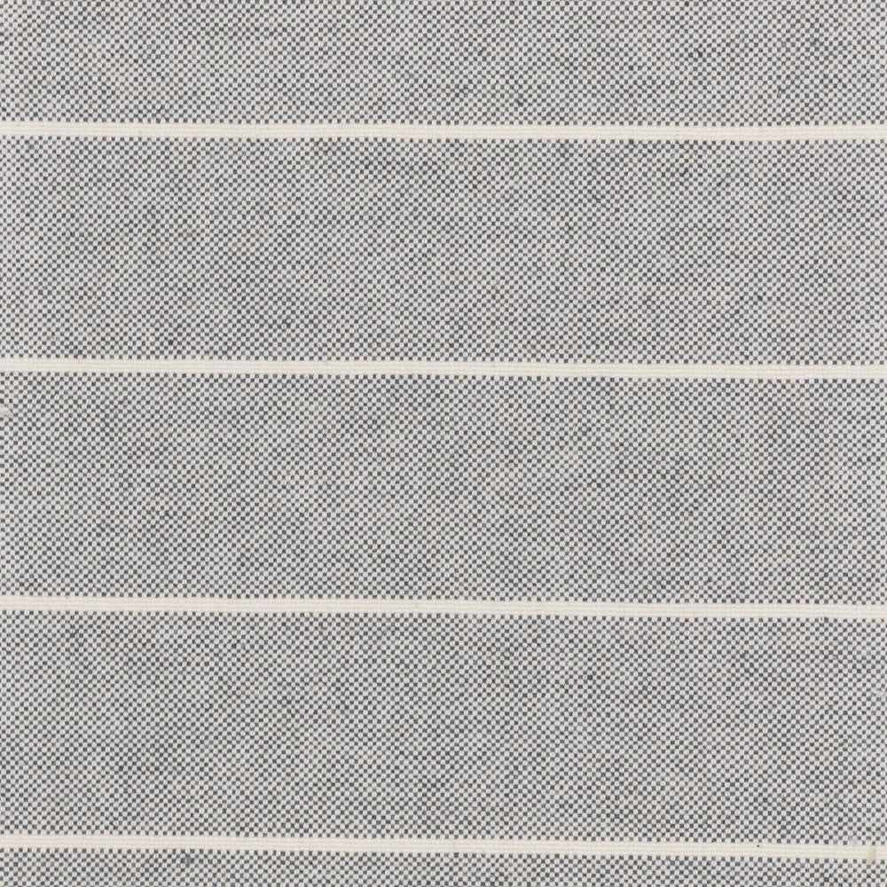 Hamilton 1 Slate by Stout Designer Fabric JUST STRIPES DENIM/SLATE 88%COT 12%POL USA Horizontal: 0.000 and Vertical: 1.625 54 in - Swanky Fabrics -