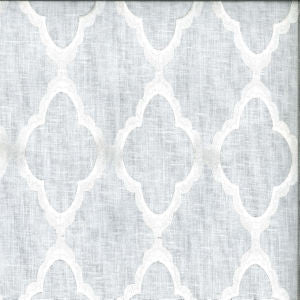 Handcraft White by Norbar Fabric CHARISMA 70% POLYESTER/30% COTTON INDIA </p><p>Repeat: 4 1/2"V - 11 1/2"H 51 - Fabric Carolina -