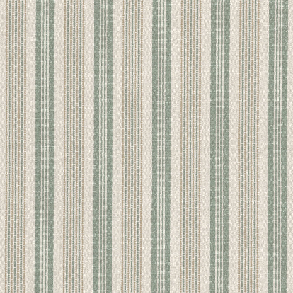 Harrison 1 Seaspray by Stout Fabric Stout Fabric Harrison 1 SeasprayFabric Rainbow Library Mist/Shoreline 52%Cot 48%Pol India </p><p>Repeat: H: 3.5, V: 17.5 54 in - Fabric Carolina -