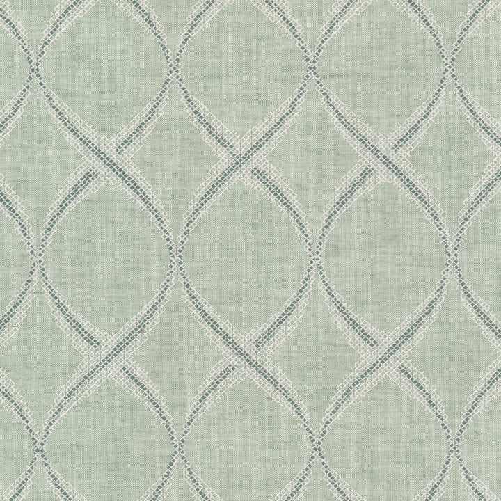Harvard 4 Celadon by Stout Fabric RAINBOW LIBRARY SAGE/CYPRESS 58%POL 23%SVI 14%COT 5%LIN INDIA Horizontal: 6.625 and Vertical: 9.250 55 in - Fabric Carolina -