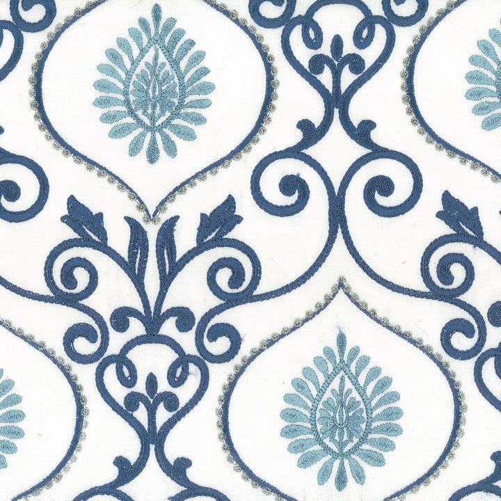 Hatcher 3 Bluebird by Stout Fabric EMBROIDERY IV 100%COT %BEMB INDIA </p><p>Repeat: 15.125 51.5 in - Fabric Carolina -