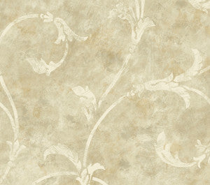 Bronze Scroll Wallpaper by Chesapeake