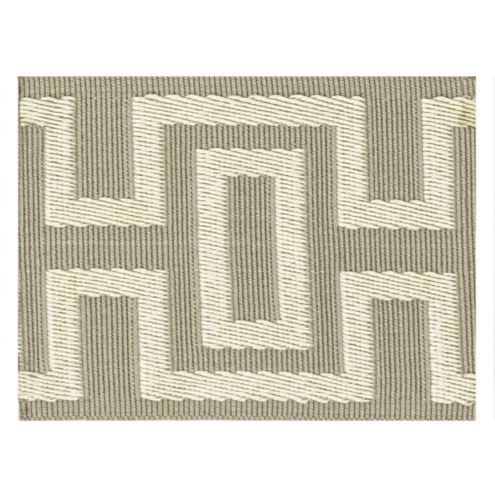 Dermotte 1 Biscuit by Stout Trim Stout Trim Dermotte 1 BiscuitTrim Trend Alert Trim 56%Svi 35%Lin 9%Cot China </p><p>Repeat: H: 3, V: 0 2.13 in - Fabric Carolina -