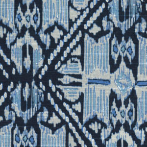 Hawaii Wedgewood by Norbar Designer Fabric 100% COTTON USA 8 1/2"V 5 1/2"H 54 - Swanky Fabrics -