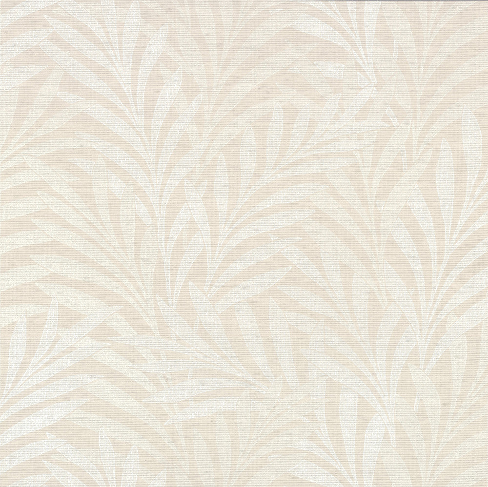 Tea Leaves Stripe Neutral Wallpaper by Ronald Redding Handcrafted Naturals Covers about 60.8 square feet 27-in by 27-ft long roll Unpasted 25.25 - Fabric Carolina -