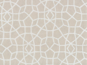 Sculptural Web Beige Wallpaper by Ronald Redding