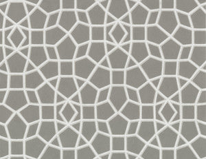 Sculptural Web Grey Wallpaper by Ronald Redding