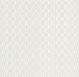 Bee Sweet Dark Grey Wallpaper by Ronald Redding