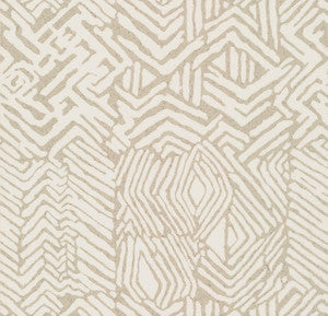 Tribal Print Tan Wallpaper by Ronald Redding