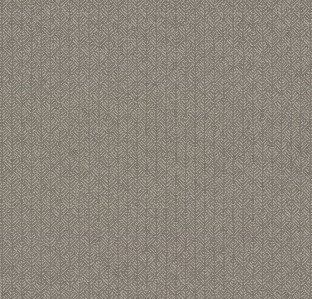 Woven Texture Brown Wallpaper by Ronald Redding Handcrafted Naturals Covers about 60.8 square feet 27-in by 27-ft long roll Unpasted 25.25 - Fabric Carolina -