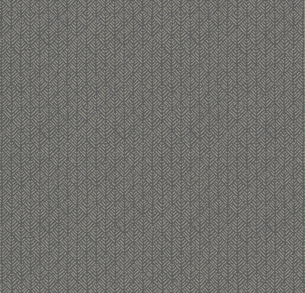 Woven Texture Grey Wallpaper by Ronald Redding Handcrafted Naturals Covers about 60.8 square feet 27-in by 27-ft long roll Unpasted 25.25 - Fabric Carolina -