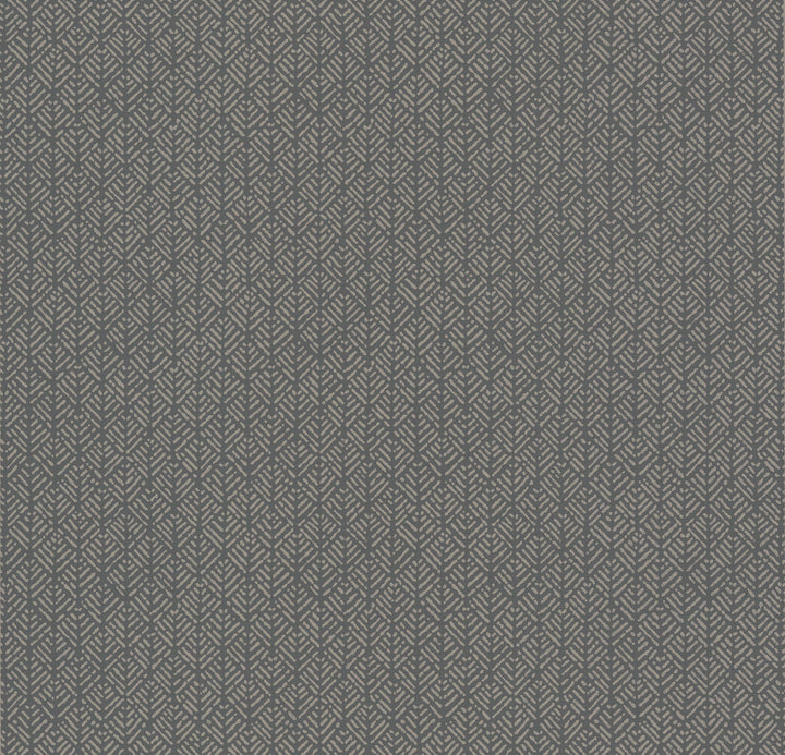 Woven Texture Grey Wallpaper by Ronald Redding Handcrafted Naturals Covers about 60.8 square feet 27-in by 27-ft long roll Unpasted 25.25 - Fabric Carolina -