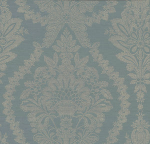 Heritage Damask Blue Wallpaper by Ronald Redding