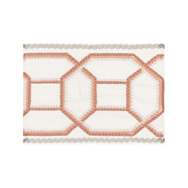 Helmsdale Tape 1 Primrose by Stout Trim Stout Trim Helmsdale Tape 1 PrimroseTrim ALLURE TRIM 55%SVI 45%COT TURKEY </p><p>Repeat: H: 1.875, V: 0.000 2.75 in - Fabric Carolina -