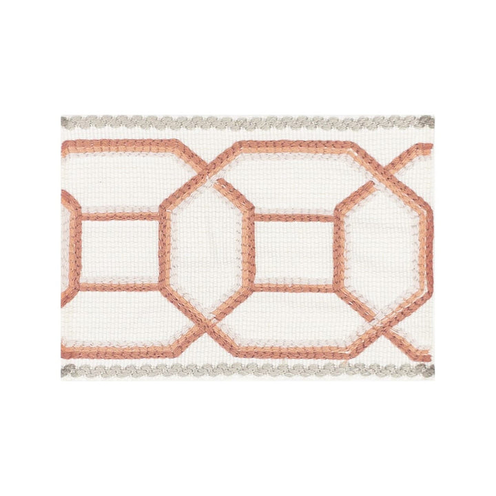 Helmsdale Tape 1 Primrose by Stout Trim Stout Trim Helmsdale Tape 1 PrimroseTrim ALLURE TRIM 55%SVI 45%COT TURKEY </p><p>Repeat: H: 1.875, V: 0.000 2.75 in - Fabric Carolina -