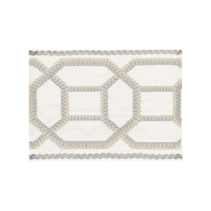 Saska 3 Khaki by Stout Trim Stout Trim Saska 3 KhakiTrim Spotlight Trim 55%Wod 33%Cot 11%Pol 1%Svi China </p><p>Repeat: H: 2.625, V: 0 3 in - Fabric Carolina -