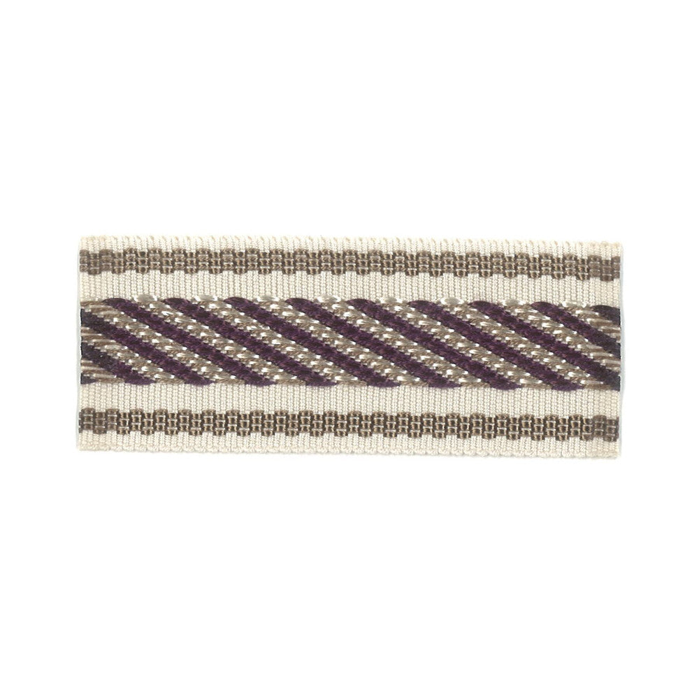 Helper 4 Plum by Stout Designer Trim NEW WORLD TRIM VOLUME II 100%SVI CHINA </p><p>Repeat: 0 1.5 in - Swanky Fabrics -