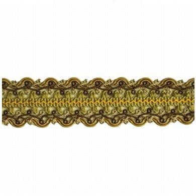 Hemingway 51 Khaki by Stout Trim ART OF DESIGN BRAIDS/GIMP/BORDER 70%SVI 17%COT 13%NYL CHINA Horizontal: 0 and Vertical: 0 1.37 in - Fabric Carolina -