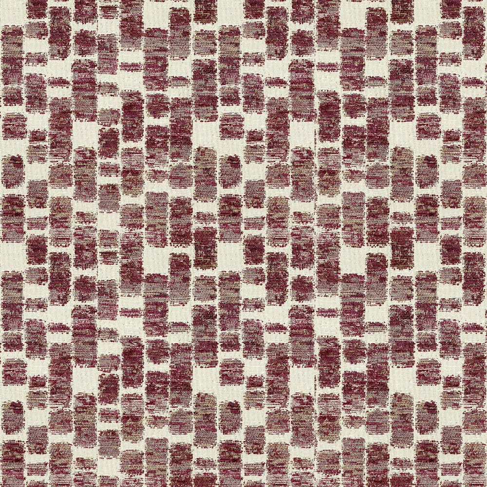 Hemisphere 108 Bordeaux by ABBEYSHEA Fabric 46% Acrylic
34% Polyester
20% Cotton TR 95,000 Double Rubs (Wyzenbeek) </p><p>Repeat: Horizontal: 14.2 in. (36.068 cm) up the roll and Vertical: 14.2 in. (36.068 cm) across the roll 55 in. (140 cm) - Fabric Carolina -