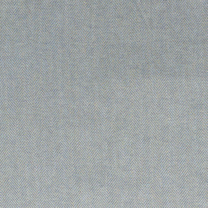 Herringbone 4 Azure by Stout Fabric