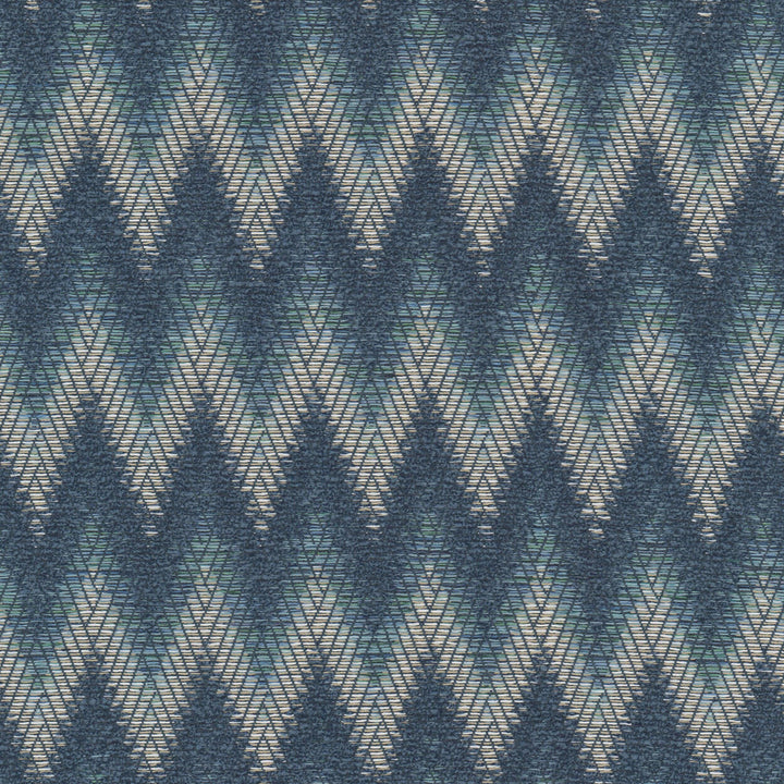 Hertzog 1 Porcelain by Stout Fabric Stout Fabric Hertzog 1 PorcelainFabric Rainbow Library Cadet/Indigo 93%Pol 7%Cot India </p><p>Repeat: H: 1.625, V: 0 54 in - Fabric Carolina -