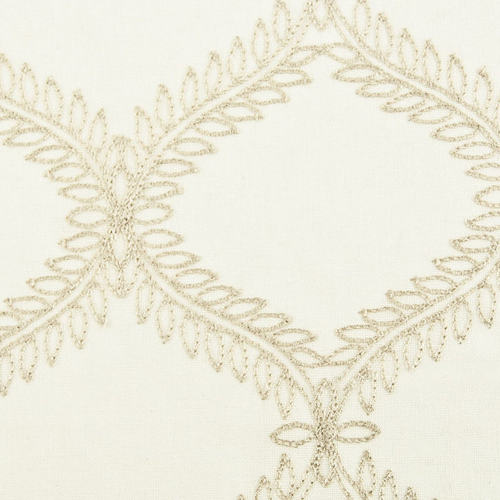 Hesitate 1 Oyster by Stout Fabric COLOR MY WINDOW OATMEAL/PARCHMENT 55%LIN 45%SVI CHINA Horizontal: 5.25 and Vertical: 5.875 53 in - Fabric Carolina -