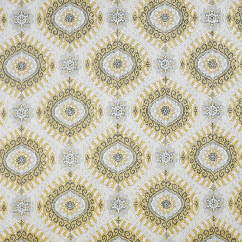 Hawksworth # 306 Gold by Maxwell Fabric COLOR WAVES-PRECIOUS METALS 100% COTTON SPAIN See sample </p><p>Repeat: Horizontal: 13.5" and Vertical: & 54" - Fabric Carolina -