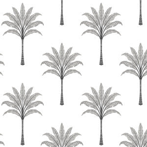 Montgomery Palm Harbor Grey by Seabrook Wallpaper