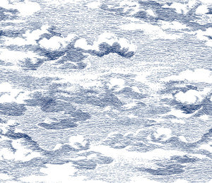 Clouds Blue by Seabrook Wallpaper