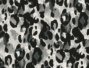 Leopard Print Anchored Grey by Seabrook Wallpaper