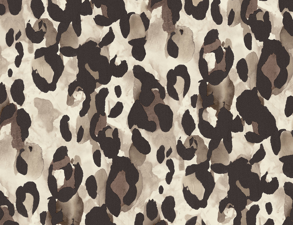 Leopard Print Kirsea Taupe by Seabrook Wallpaper Harry & Grace Peel and Stick United States 40.5 20.87" 27" - Fabric Carolina -